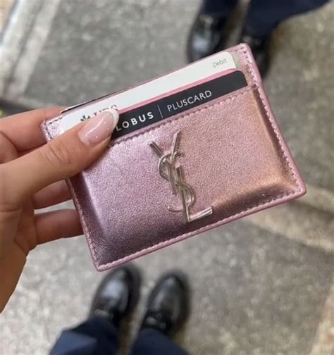 pink ysl shirt|ysl pink cardholder.